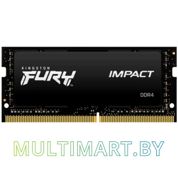Оперативная память Kingston FURY Impact 8GB DDR4 SODIMM PC4-23400 (KF429S17IB/8)